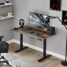 Load image into Gallery viewer, Walnut Wood-Top Rise Desk Clutch Chairz