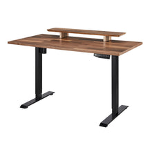 Load image into Gallery viewer, Walnut Wood-Top Rise Desk Clutch Chairz Walnut Wood-Top
