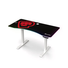 Load image into Gallery viewer, Pewdiepie Edition - Rise Desk Clutch Chairz White Sit-Stand Desk
