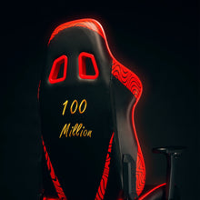 Load image into Gallery viewer, Pewdiepie LED 100 Million Edition Gaming Chair Clutch Chairz Large-XL 100M LED